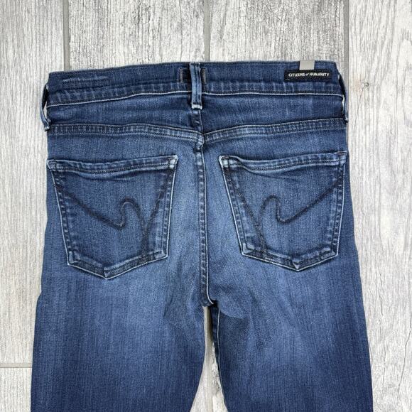 Citizens of Humanity Jeans Women's 27 Blue Skinny Avedon Low Rise Los Angeles - Picture 12 of 12
